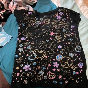 Colorful Peace and Love Kids' T-Shirt